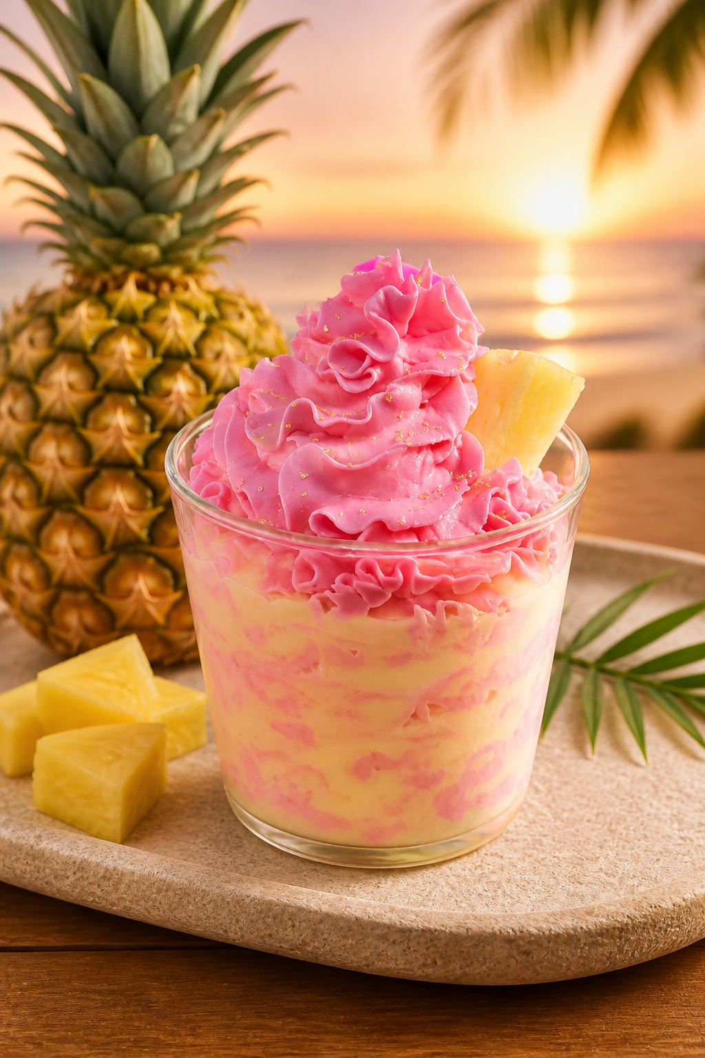 Pink Pineapple Sunrise